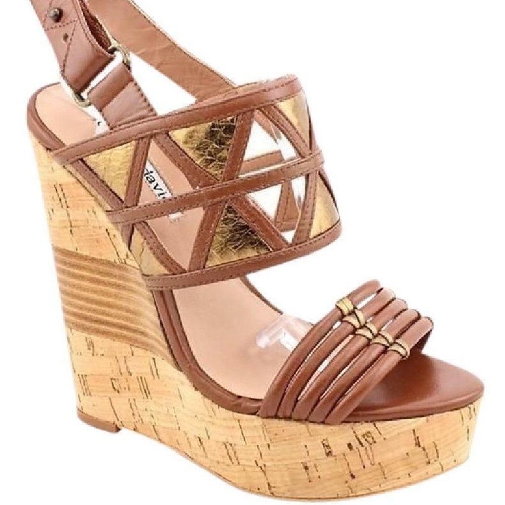 Charles David Wilderness Leather Platforms